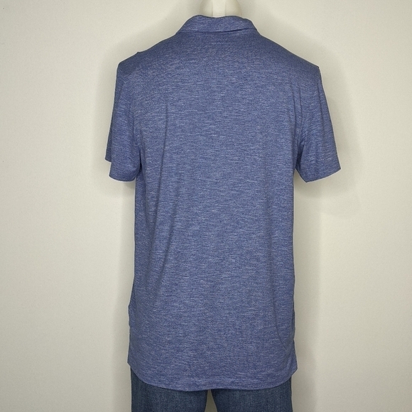 ✨3/$15  NWT J Crew Factory performance blue top L - Picture 3 of 5